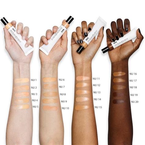 ysl nu swatches|ysl nu bare look tint.